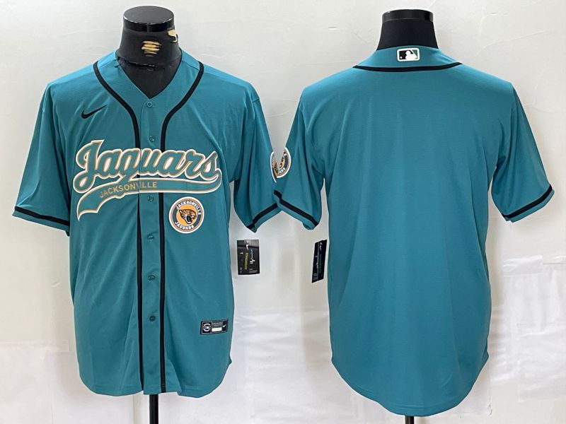 Men Jacksonville Jaguars Blank Green Joint Name 2024 Nike Limited NFL Jersey style 2->atlanta braves->MLB Jersey
